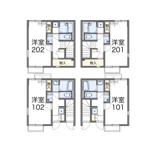 1K Apartment in Shimomaruko - Ota-ku Floorplan
