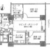 2SLDK Apartment to Rent in Shinagawa-ku Floorplan