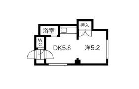 札幌市白石区南郷通（南）-1DK公寓大厦