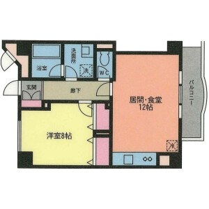 1LDK Mansion in Ebisunishi - Shibuya-ku Floorplan