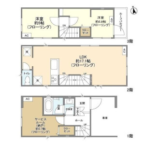 3LDK House in Takasago - Katsushika-ku Floorplan