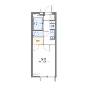 1K Mansion in Nishiasada - Hamamatsu-shi Naka-ku Floorplan
