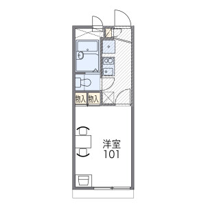 1K Apartment in Imazaikecho - Toyonaka-shi Floorplan