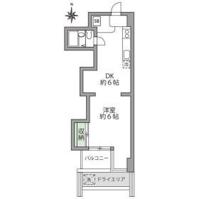 1DK Mansion in Nishiwaseda(sonota) - Shinjuku-ku Floorplan