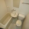 1K Apartment to Rent in Narashino-shi Bathroom