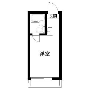 1R Mansion in Yoga - Setagaya-ku Floorplan