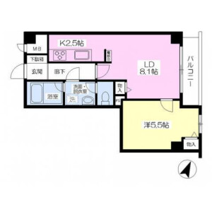 1LDK Mansion in Takamatsu - Toshima-ku Floorplan