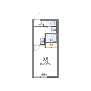 1K Mansion in Kiyota 1-jo - Sapporo-shi Kiyota-ku Floorplan