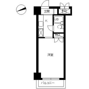 1R Mansion in Uenomachi - Hachioji-shi Floorplan
