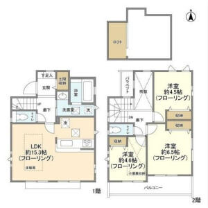 3LDK House in Kamitakaido - Suginami-ku Floorplan