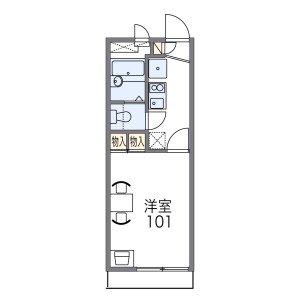 1K Mansion in Oriono - Osaka-shi Sumiyoshi-ku Floorplan