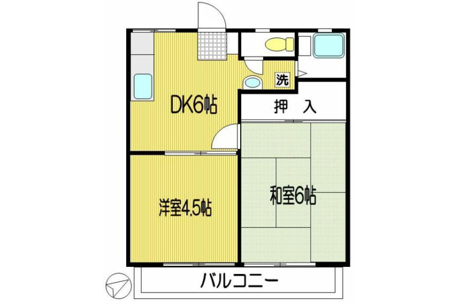 2dk公寓出租 神奈川县川崎市多摩区登戸 リアルエステートジャパン