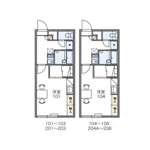 1K Apartment in Maeda 8-jo - Sapporo-shi Teine-ku Floorplan