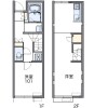 1LDK Apartment to Rent in Iwakuni-shi Floorplan