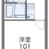 1K Apartment to Rent in Hanyu-shi Floorplan