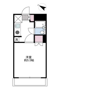1K Mansion in Kyodo - Setagaya-ku Floorplan