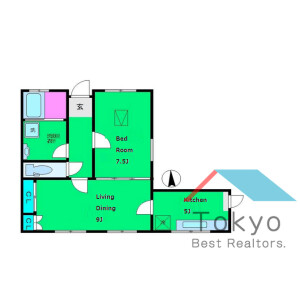 1LDK Mansion in Honcho - Nakano-ku Floorplan