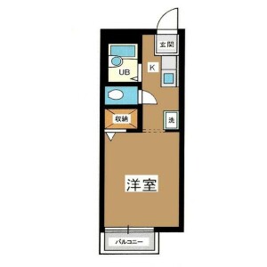 1K Apartment in Denenchofu honcho - Ota-ku Floorplan
