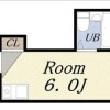 1R Apartment to Rent in Osaka-shi Nishi-ku Floorplan