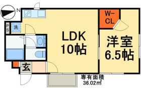 1LDK Apartment in Makuharicho - Chiba-shi Hanamigawa-ku