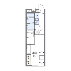1K Apartment in Toneri - Adachi-ku Floorplan