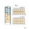1K 아파트 to Rent in Ebina-shi Floorplan