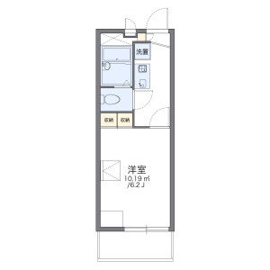 1K Mansion in Tatemachi - Hachioji-shi Floorplan