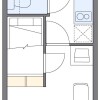 1K Apartment to Rent in Kadoma-shi Floorplan