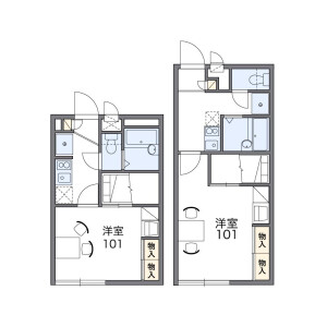 1K Apartment in Miicho - Neyagawa-shi Floorplan