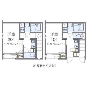 1K Apartment in Maidashi - Fukuoka-shi Higashi-ku Floorplan