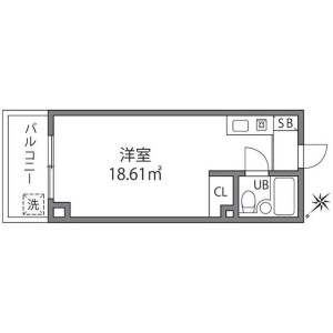 1R Mansion in Nishitsutsujigaoka - Chofu-shi Floorplan