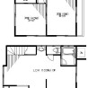2LDK House to Rent in Minato-ku Floorplan