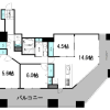 3LDK Apartment to Rent in Osaka-shi Minato-ku Floorplan