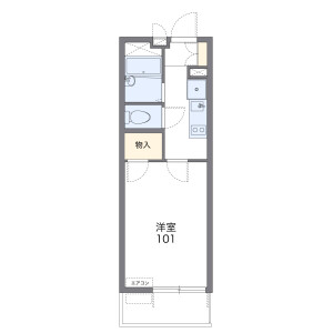 1K Mansion in Ebisuhommachi - Osaka-shi Naniwa-ku Floorplan