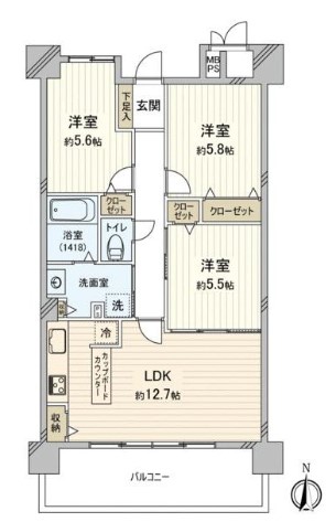 3ldk公寓大厦出售in 大坂府松原市天美東 Real Estate Japan