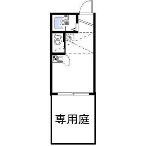 1R Apartment in Kamitsuruma - Sagamihara-shi Minami-ku Floorplan