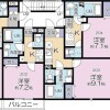 1K Apartment to Rent in Meguro-ku Floorplan