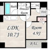 1LDK Apartment to Rent in Osaka-shi Higashinari-ku Floorplan