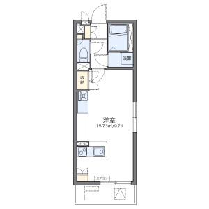 1R Mansion in Higashigokencho - Shinjuku-ku Floorplan