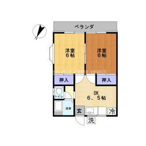 2DK Apartment in Shimmei - Adachi-ku Floorplan