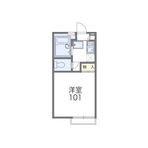 1K Apartment in Midorigaoka - Zama-shi Floorplan
