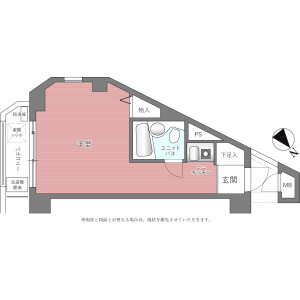 1R Mansion in Kinuta - Setagaya-ku Floorplan