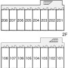 1K Apartment to Rent in Hikone-shi Layout Drawing