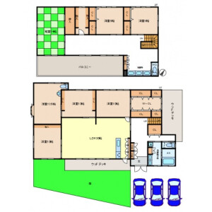 6SLDK House in Higashimizumoto - Katsushika-ku Floorplan