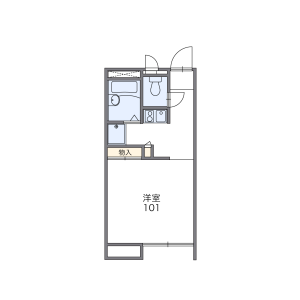 1K Apartment in Sugita - Yokohama-shi Isogo-ku Floorplan