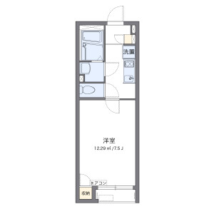 1K Apartment in Shanoki - Kitakyushu-shi Moji-ku Floorplan