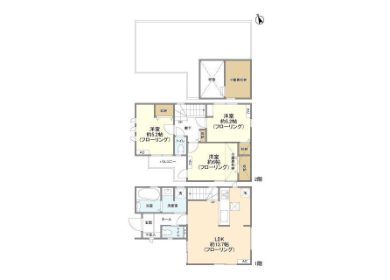 3LDK House to Rent in Akishima-shi Floorplan
