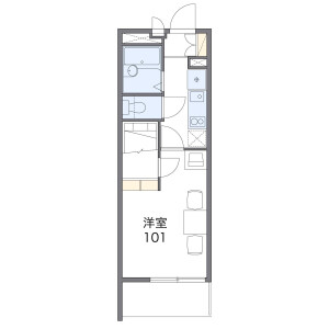 1K Mansion in Oicho - Nagoya-shi Naka-ku Floorplan