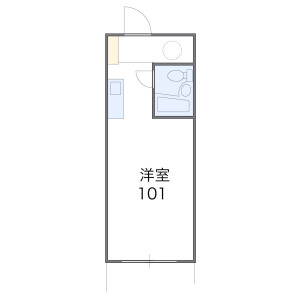 1K Apartment in Nishicho - Soka-shi Floorplan
