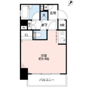 1R {building type} in Akasaka - Minato-ku Floorplan